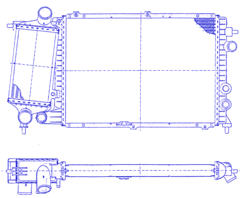Wasser- und Ladeluftk&uuml;hler